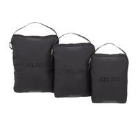 Oxford Atlas Packing Cubes | 3-Pack of Luggage Organisers Storage Liners, Black