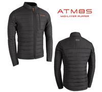 Oxford Atmos Thermo Unisex Mid-layer Motorcycle Motorbike Puffer Jacket - Black