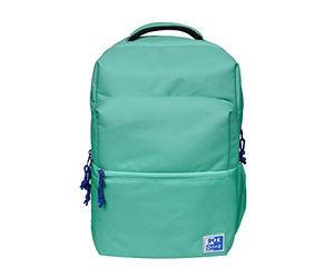 Oxford B-Ready Unisex School Backpack, 18L, 42 m, Padded Laptop Pocket, RPET Recycled Polyester, Ice Mint, green, 42x30x15cm, Casual