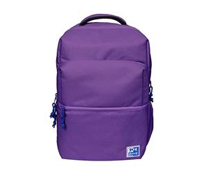Oxford B-Ready Unisex School Backpack, 18L, 42 m, Padded Laptop Pocket, RPET Recycled Polyester, Lilac, berry, 42x30x15cm, Casual