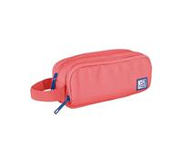Oxford B-Smart School Pencil Case, 3 Compartments, Elastic Rubber, Recycled Material RPET, Watermelon