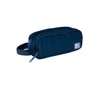 Oxford B-Smart School Pencil Case with 3 Compartments, Navy, b-smart
