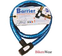 OXFORD Barrier Blue 1.4m x 25mm Scooter Cycle Armoured Cable Lock - OF146