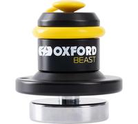 Oxford Beast Lock LK121 | High Security Motorcycle Front Disc Brake Immobiliser, Black/Yellow, One Size