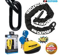 Oxford Beast Motorcycle Security Chain 2.0m x 22mm Sold Secure