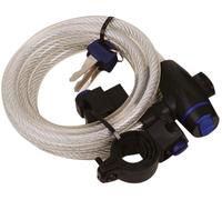 Oxford Bicycle Bike Cycle Coil Spiral Cable Lock 12mm x 1.8m 5 Colours Available