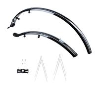 Oxford: 700c Hybrid 46mm Mudguard Set Black - Black - 46mm