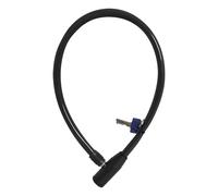 Oxford Bicycle Cycle Bike Hoop 4 Cable Lock Black - 4 MM X 0.6 M