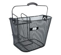 Oxford Bicycle Cycle Bike Mesh Basket With Bracket Black
