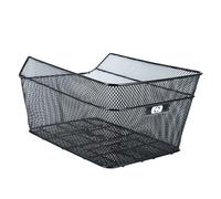 Oxford Mesh Rear Pannier Rack Basket With Fittings Black