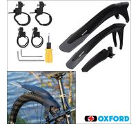 Oxford Mudstop FS Mudguard Front and Rear Set MU886 | MTB Mountain Bike Cycle Mudguards