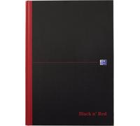 Oxford Black n' Red, A4 Notebook Hardcover, Casebound, Lined, 384 Page, 1 Notebo