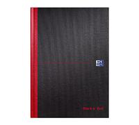 Oxford Black n' Red, A4 Notebook Hardcover, Casebound, Lined, 384 Page, 1 Notebook