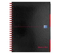 Oxford Black n' Red, A4 Project book, A4 Notebook lined with Dividers, 1 Notebook