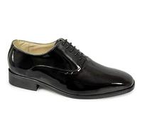 Oxford Black Patent Leather Shiny Evening or Dinner Suit Shoes - 9 UK