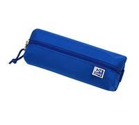 Oxford Blue Durable Rectangle Pencil Case, 22 x 7 x 4 cm, 2 Compartments, Zipper Closure, Polyester Material, Unisex, Solid Pattern, 45.0 grams, Ideal for School