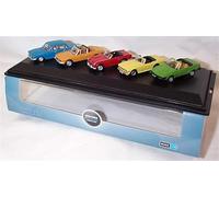 Oxford Blue/Green/Red/Orange & Yellow Triumph 5 Piece Set 1:76 Scale diecast model