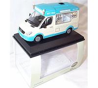 oxford blue / white whitby mondial ice cream piccadilly whip van 1.43 scale diecast model