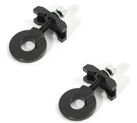 Oxford BMX Bike Chain Adjuster Alloy 10mm Tug Tensioner Black Pair