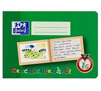 Oxford - Booklet for stories in transverse A5 format, 1G line, 16 sheet notebook, 10-pack notebook