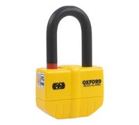 Oxford Boss Alarm Disc Lock 14mm Motorbike Motorcycle Sold Secure Padlock Yellow