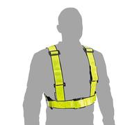 Oxford Bright H Belt RE465 | Reflective Motorcycle Vest Bicycle Harness, Fluo Yellow