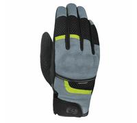 Oxford Brisbane Air Short Motorcycle Motorbike Textile Gloves - Charcoal / Black