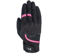 Oxford Brisbane Ladies Motorcycle Motorbike Textile Gloves Black / Pink