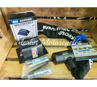 Oxford Brute Force Motorcycle Ground Wall Anchor + Oxford GP10 1.2mtr Chain Lock
