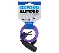 OXFORD Bumper Compact Cable Lock - Kids/Childrens/Small (Purple)