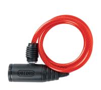 Oxford Bumper Motorcycle Motorbike Cable Lock Red - 600mm x 6mm