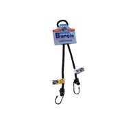 Oxford Bungee Standard Strap with Hardened Steel Hooks - Black, 24 Inch/600 mm