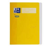 Oxford by Elba Flat File Made from Solid Cardboard with Soft Touch Surface, DIN Format Pack of 1 Yellow