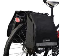 Oxford C20 Double Bicycle Cycle Bike Pannier Bag Black - 20L