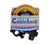 Oxford Cable Bike Lock, 12mm x 1.8m - Gold