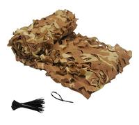 Oxford Camo Netting Sunshade Mesh, Camouflage Net Bulk Roll 2x2m 3x5m 4x6m 5x9m 12x12m Army Desert Camo Tarp Nets For Garden Hide, Camping, Car Cover, Hunting Or Dinosaur Birthday Party(2x10m)