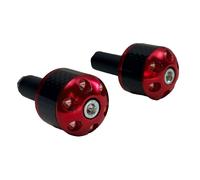 Oxford CarbEnds 1 Colourways Gold, Blue, Red, Silver - Red