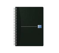 Oxford Card Cover Wirebound Notebook A5 Black (5 Pack) 100103627