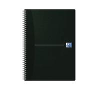 Oxford Card Cover Wirebound Notebook 100102931 A4 Black 5 Pack