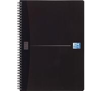 Oxford Card Cover Wirebound Notebook A4 Black (5 Pack) 100102931