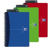 Oxford Card Cover Wirebound Notebook A5 Assorted (Pack of 5) 100103741
