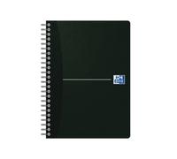 Oxford Card Cover Wirebound Notebook A5 Black (5 Pack) 100103627