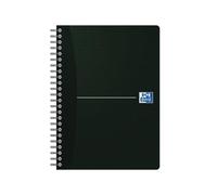 Oxford Card Cover Wirebound Notebook A5 Black (5 Pack) 100103627