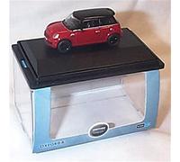 oxford chilli red new mini car 1.76 railway scale diecast model (OXFORD-76NMN001-02)