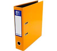 OXFORD Classy Wide Lever Arch File A4 70 mm Orange 2 Rings Board, Paper High-Glossy