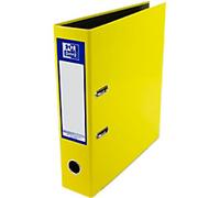 OXFORD Classy Wide Lever Arch File A4 70 mm Yellow 2 Rings Board, Paper High-Glossy