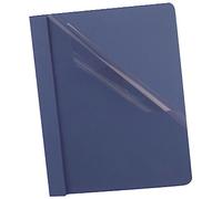 Oxford Clear Front Report Covers, Dark Blue, Letter Size, 25 per Box (55838EE)