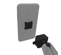 CLIQR Motorcycle 1 Inch Ball Device Mount System. Phone/GPS/compact Actoin Camera Holder. OX853, black