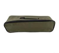 Oxford Cloth 18-Inch Tool Bag for Professional Electricians with Ample Space for Impact Drivers Drill Bits Screwdrivers Wrenches and Charging Units (green)