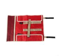 Oxford Cloth Camping Stake Bag with Leak for proof Cover Oxford(Large Red)